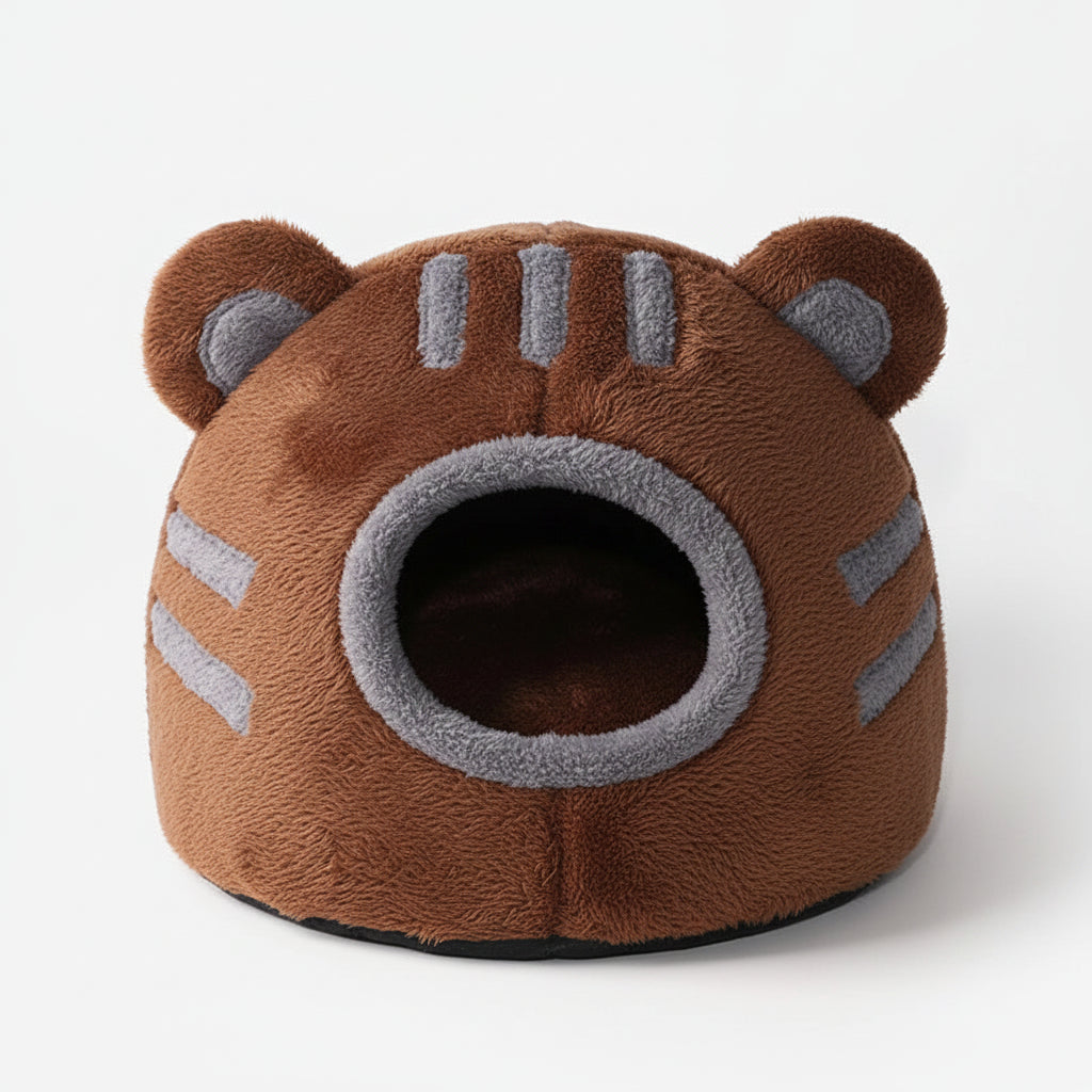 Lit pour Chat Grotte Forme Ours – Nid Cosy