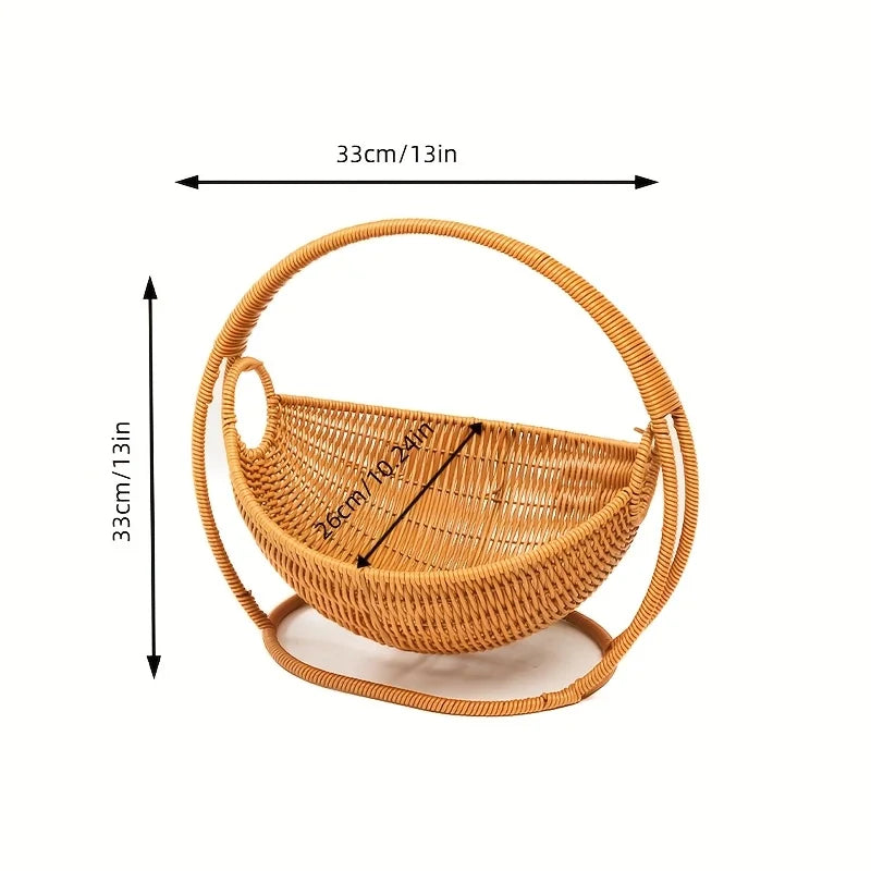 Hamac Panier Tressé pour Chat | Balancelle