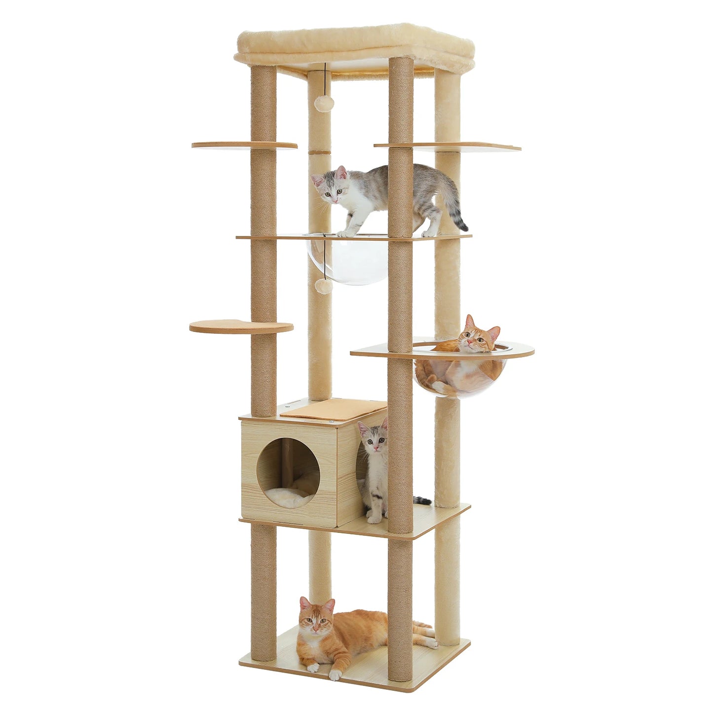 Arbre à Chat en bois -TOWER 3