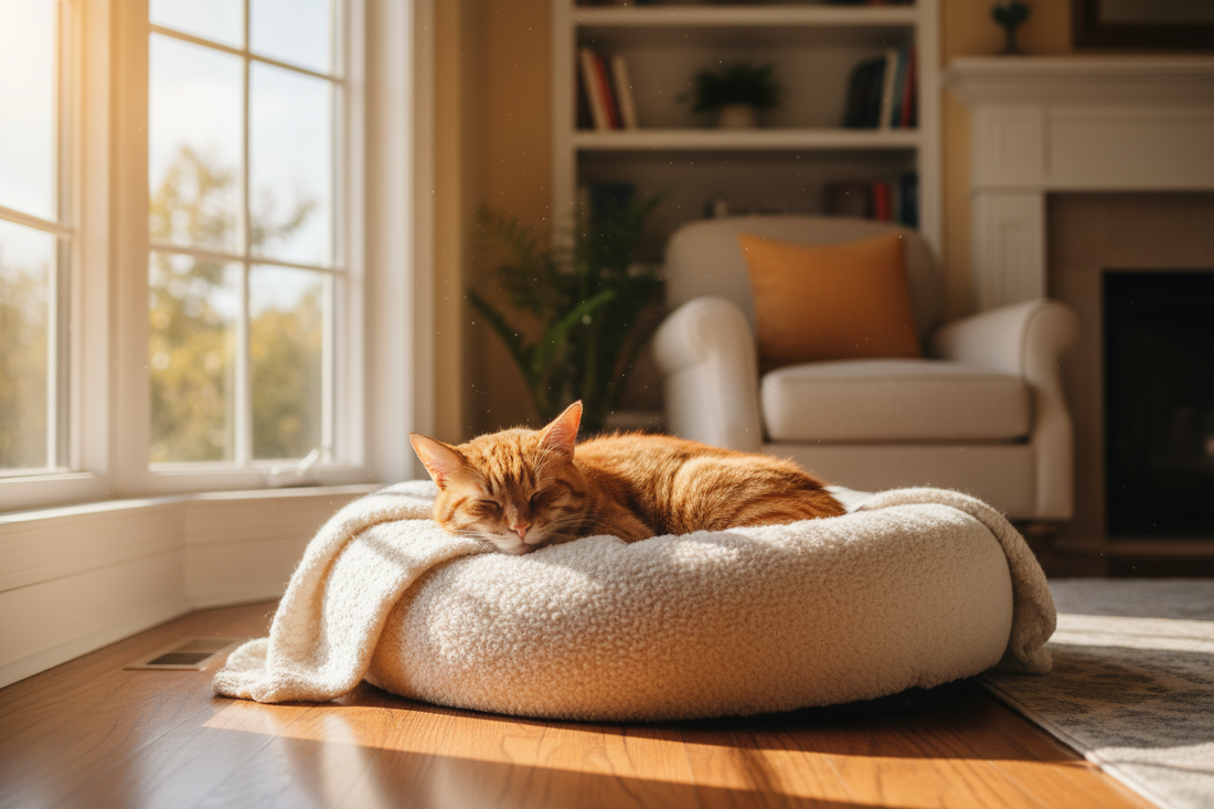 🐱 Où faire dormir son chat pour qu’il soit vraiment heureux ?