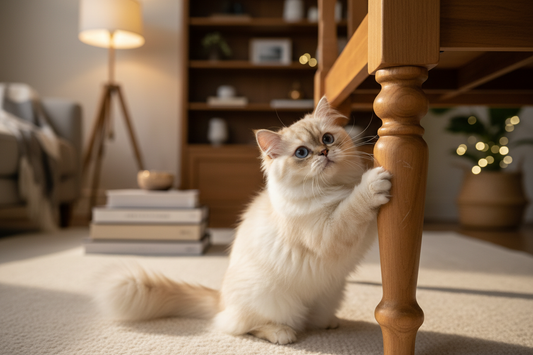 🐱 Pourquoi mon chat griffe les meubles et comment l’éviter ?