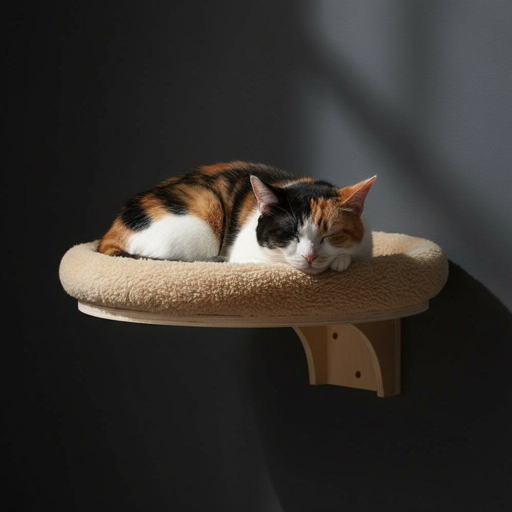 Arbre à chat mural en Bois -SMART STEP