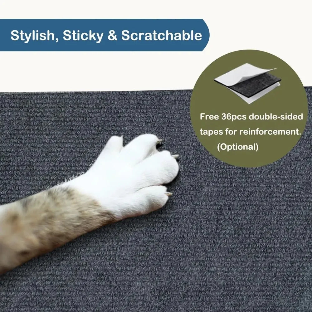 Protège-canapé anti-griffures chat autocollant – Tapis découpable