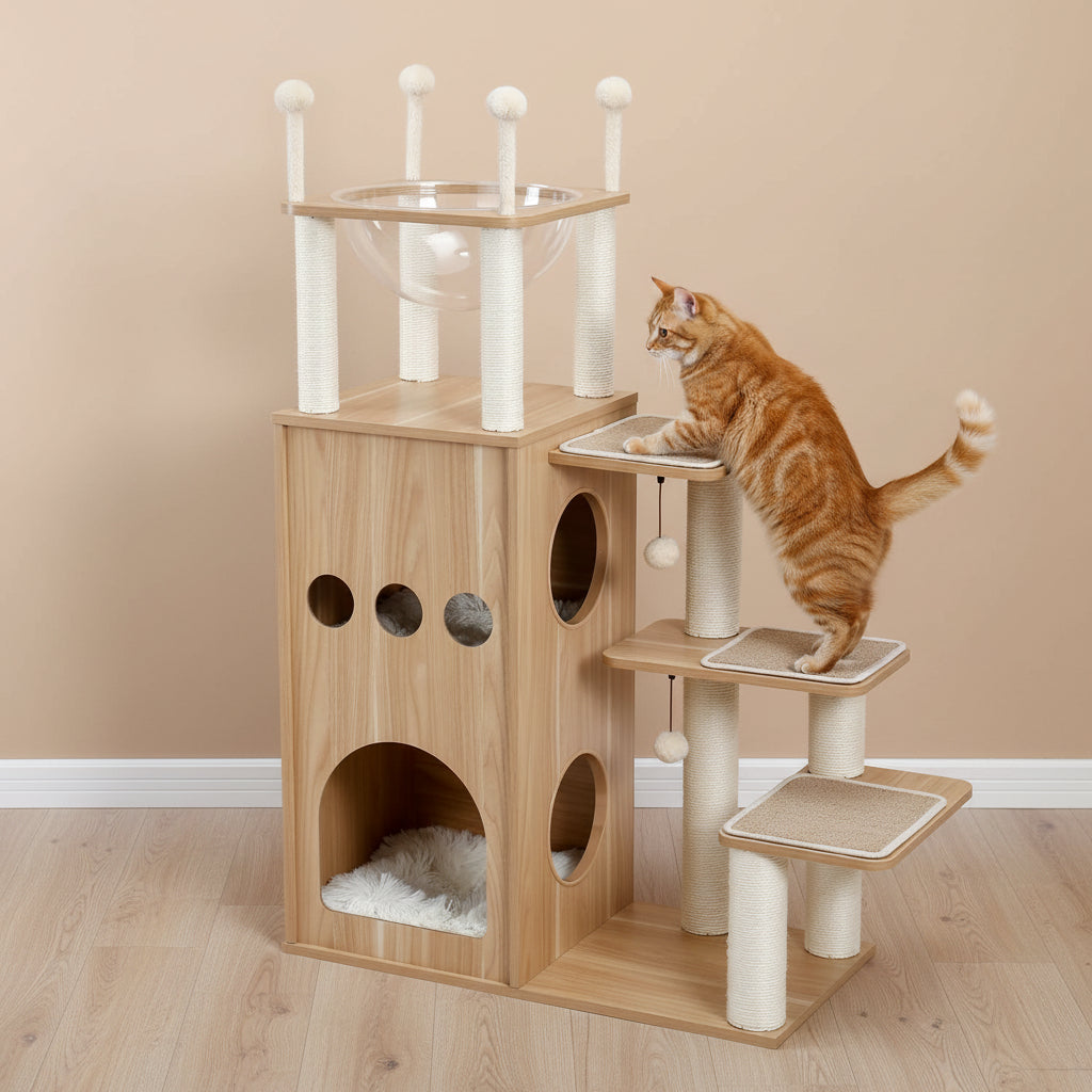 Arbre à Chat en bois -TOWER