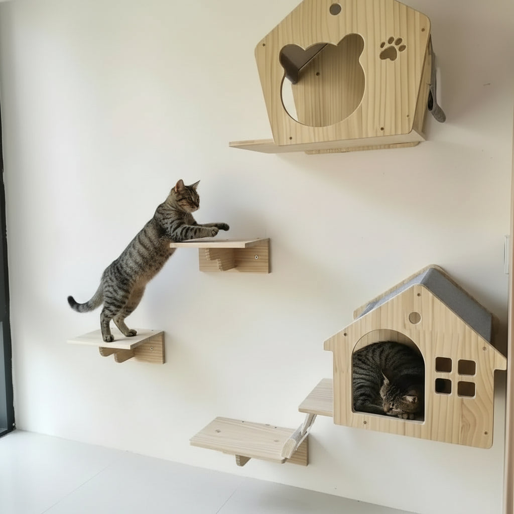 Arbre à Chat mural design -HOUSE