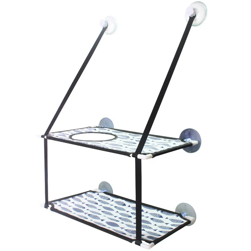 Hamac fenêtre pour chat à ventouses