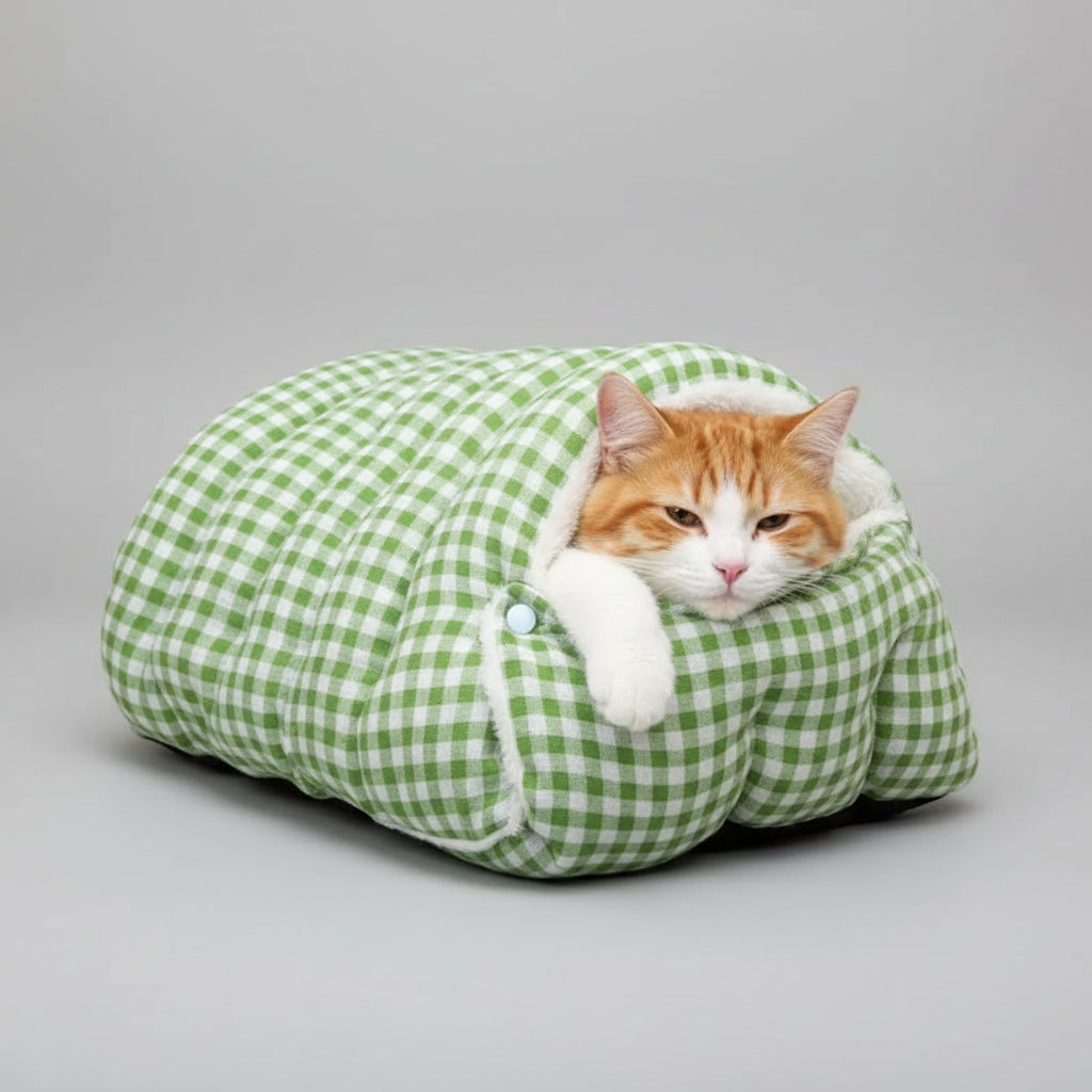 Lit pour Chat | Nid Semi-Fermé
