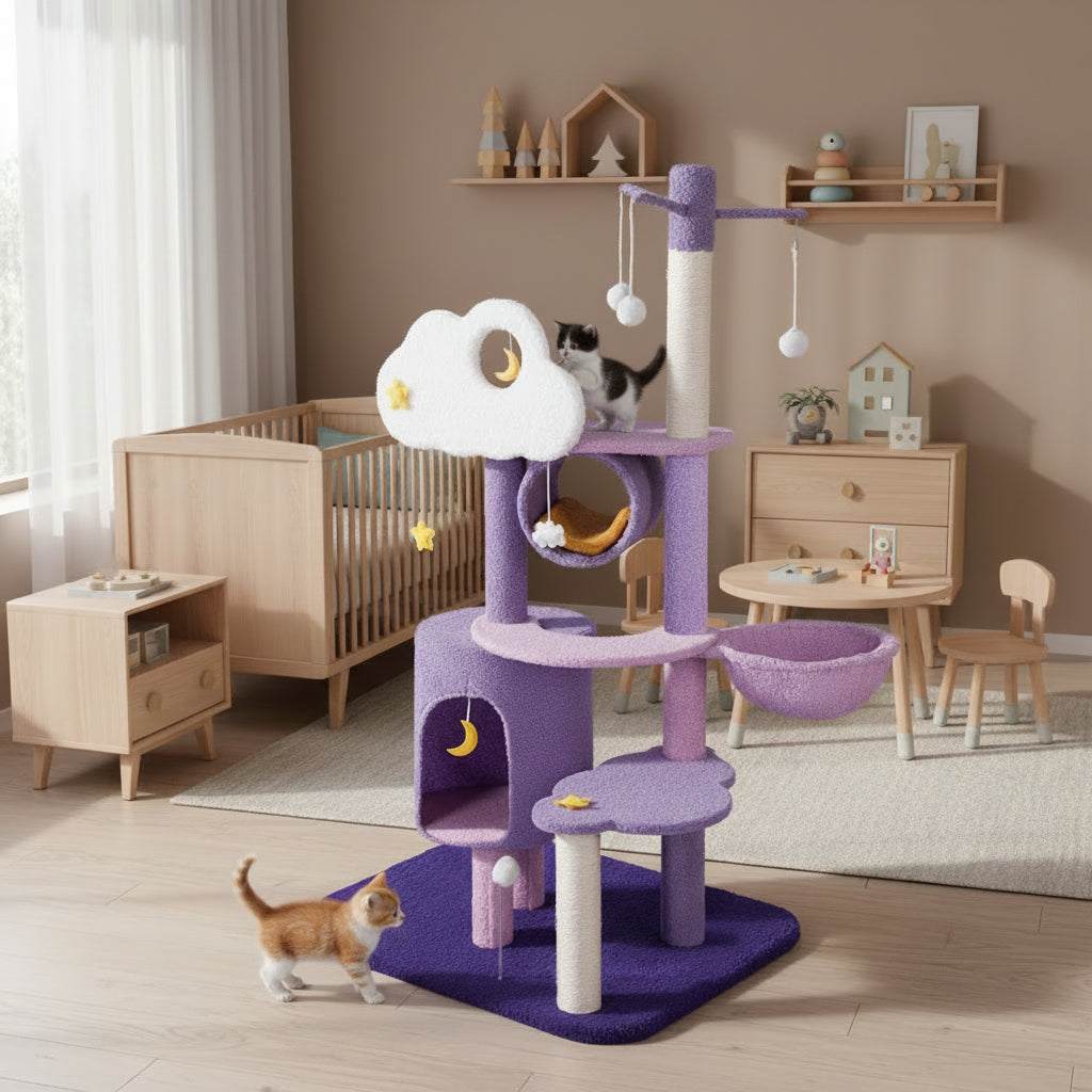 Arbre à Chat Design -PURPLEMIND