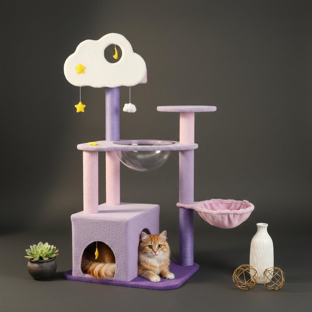 Arbre à Chat Design -PURPLEMIND
