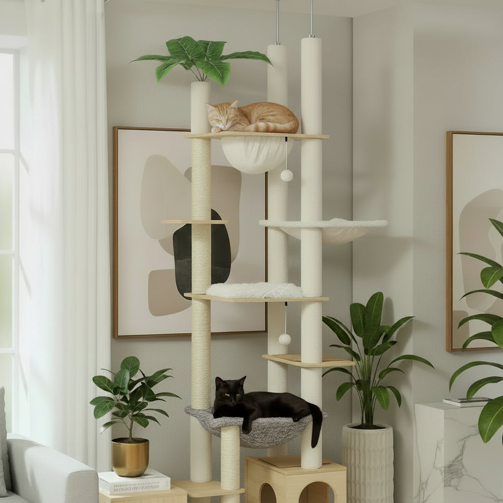 Arbre à Chat en bois -PALM TREE