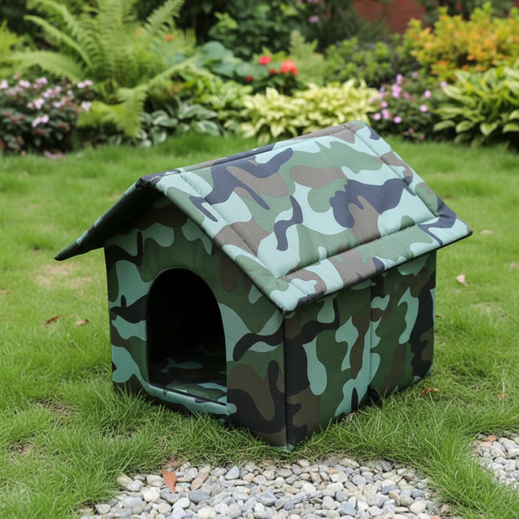 Niche Extérieure Imperméable pour Chat | Maison Pliable
