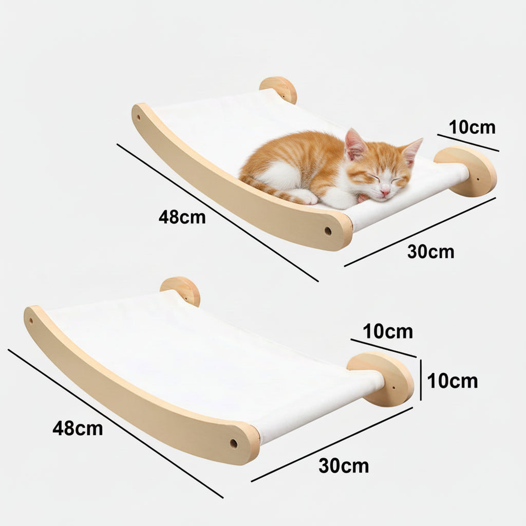 Arbre à chat mural en Bois -SMART SLEEP