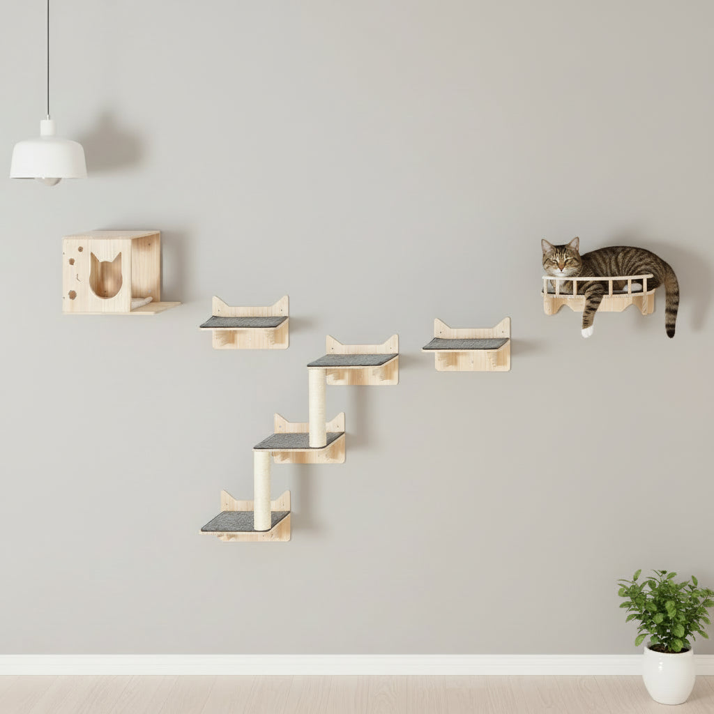 Arbre à Chat mural -SEVEN