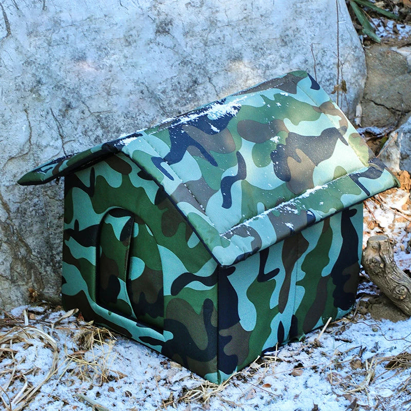 Niche Extérieure Imperméable pour Chat | Maison Pliable