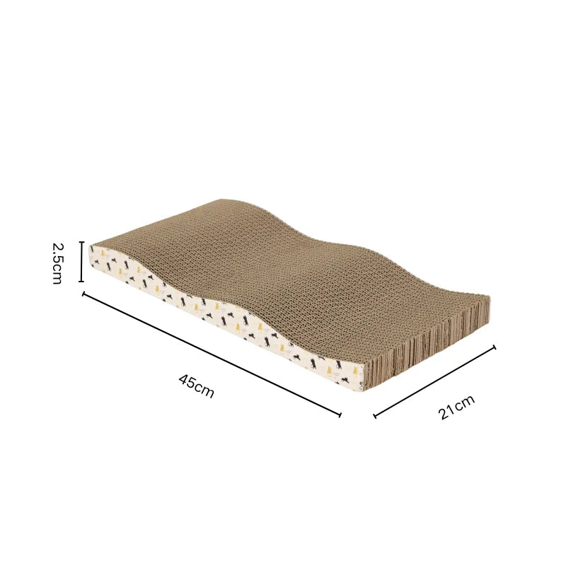 Griffoir pour chat en carton ondulé double couche – Plusieurs formes
