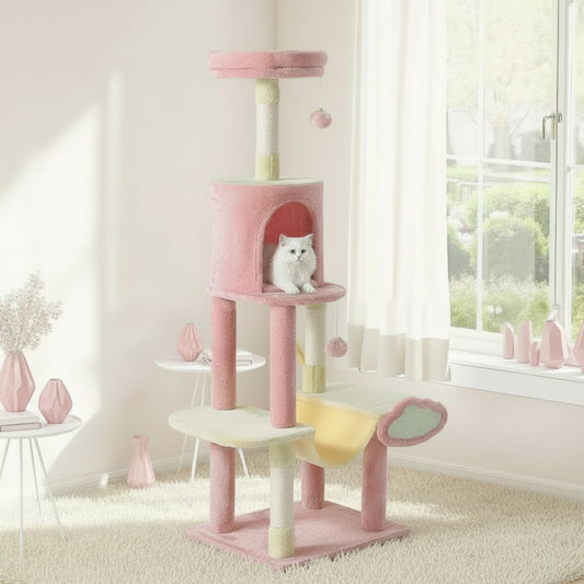 Arbre à Chat design -FLAMINGO