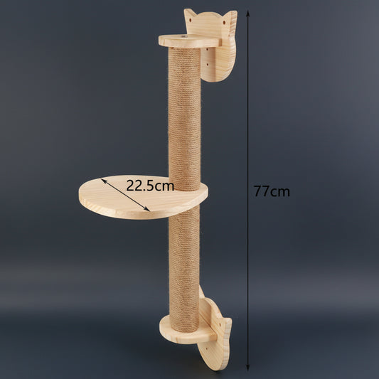 Arbre à chat mural en Bois -SMART CLAW