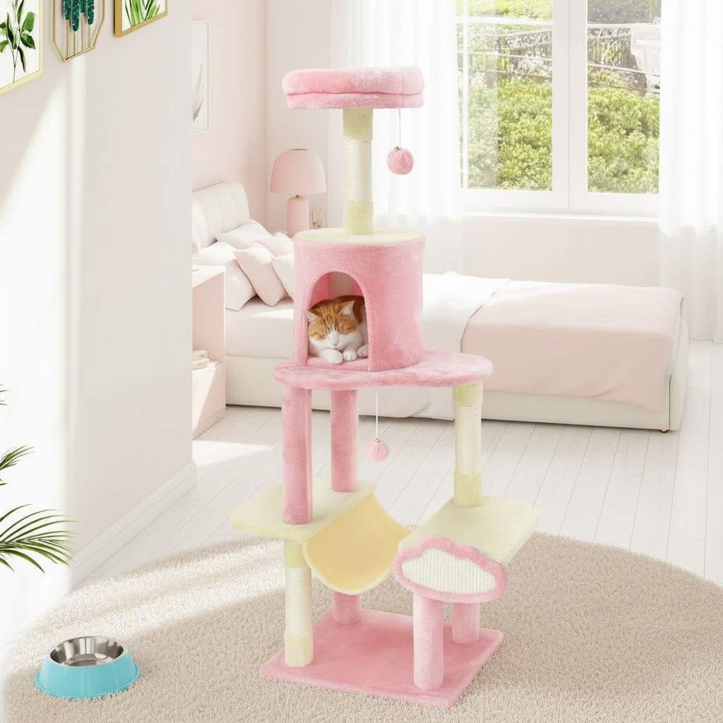 Arbre à Chat design -FLAMINGO