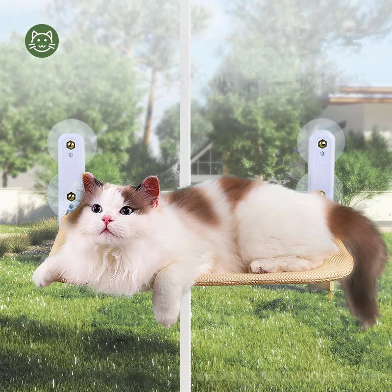 Hamac fenêtre pour chat pliable & lavable