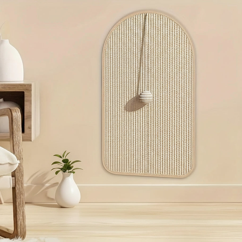 Griffoir Tapis en Sisal pour Chat – Ovale ou Rond