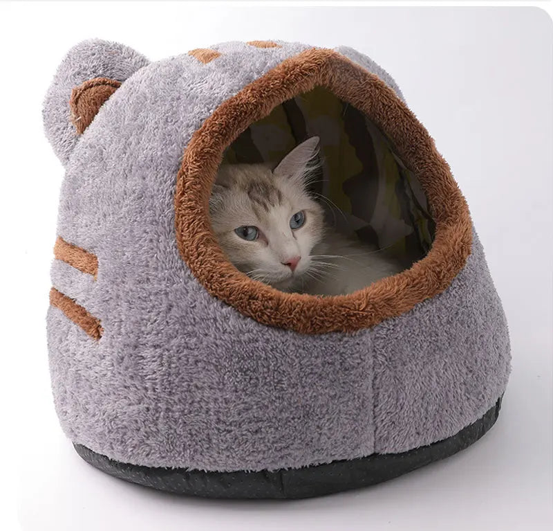Lit pour Chat Grotte Forme Ours – Nid Cosy