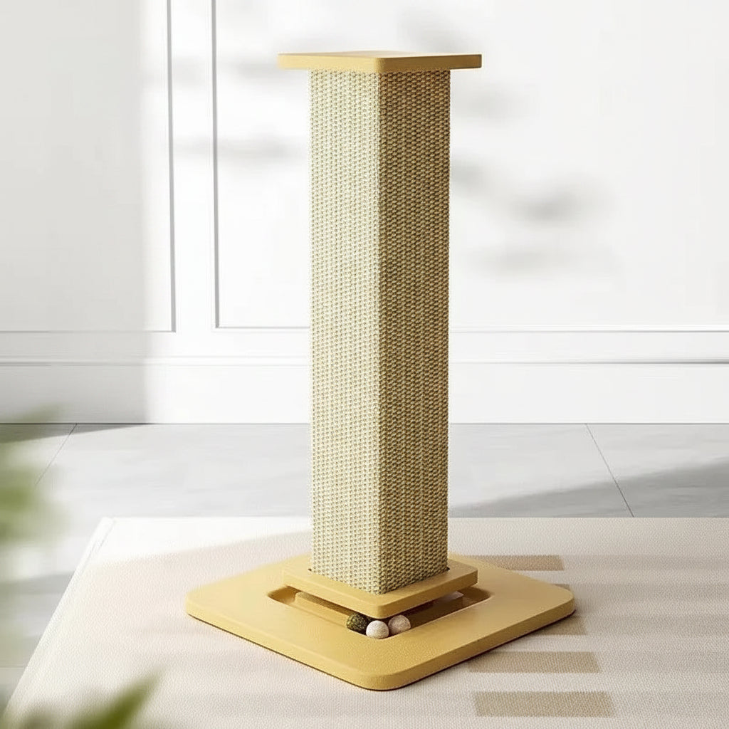 Griffoir pour chat colonne vertical – Sisal & jute