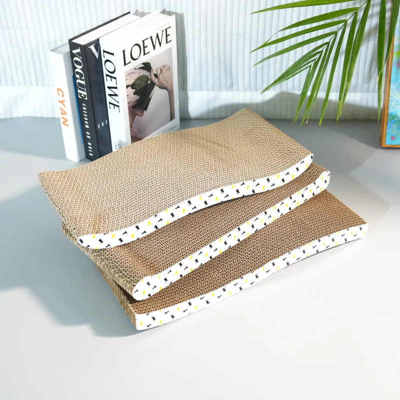 Griffoir pour chat en carton ondulé double couche – Plusieurs formes