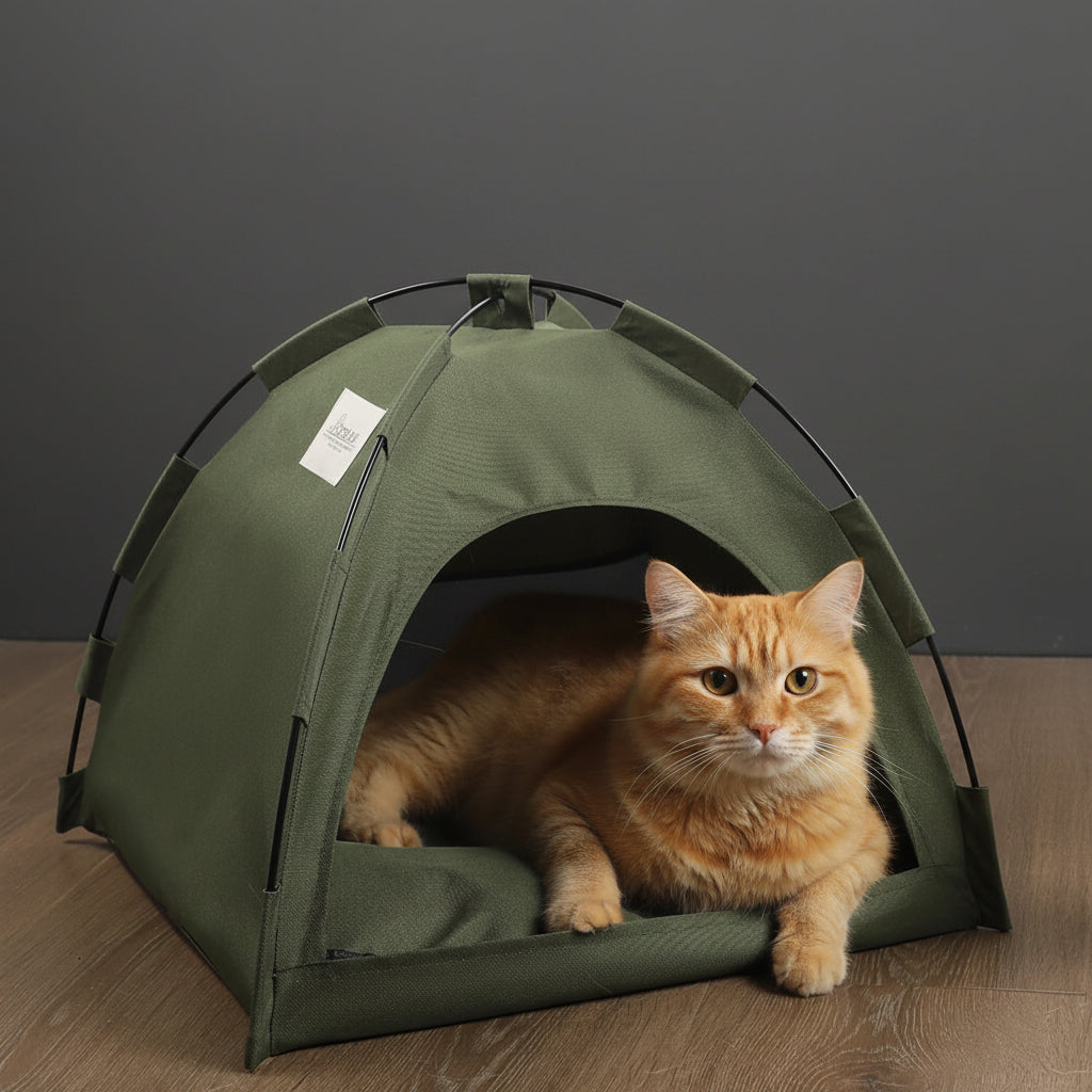 Tente-Lit Coquille pour Chat | Maison Cocon Respirante