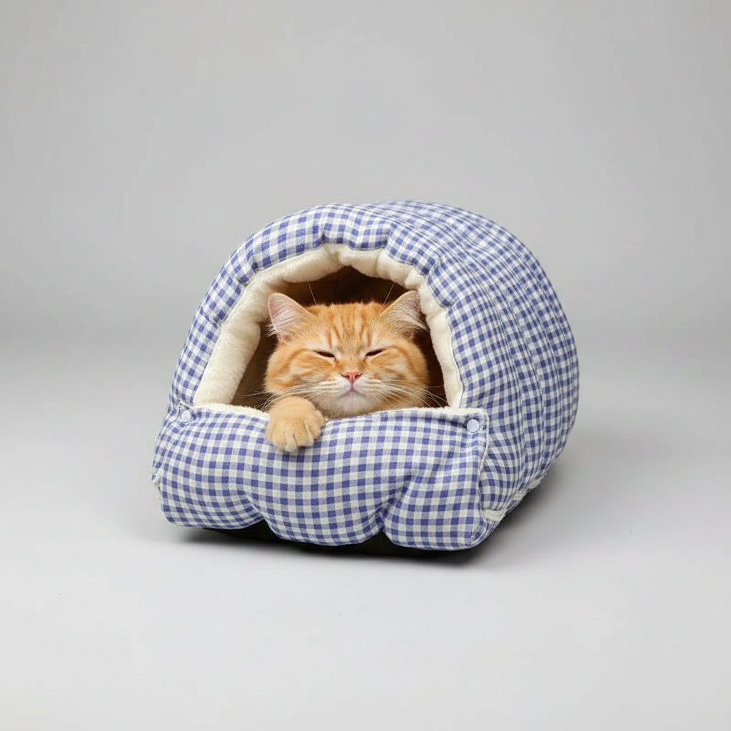 Lit pour Chat | Nid Semi-Fermé