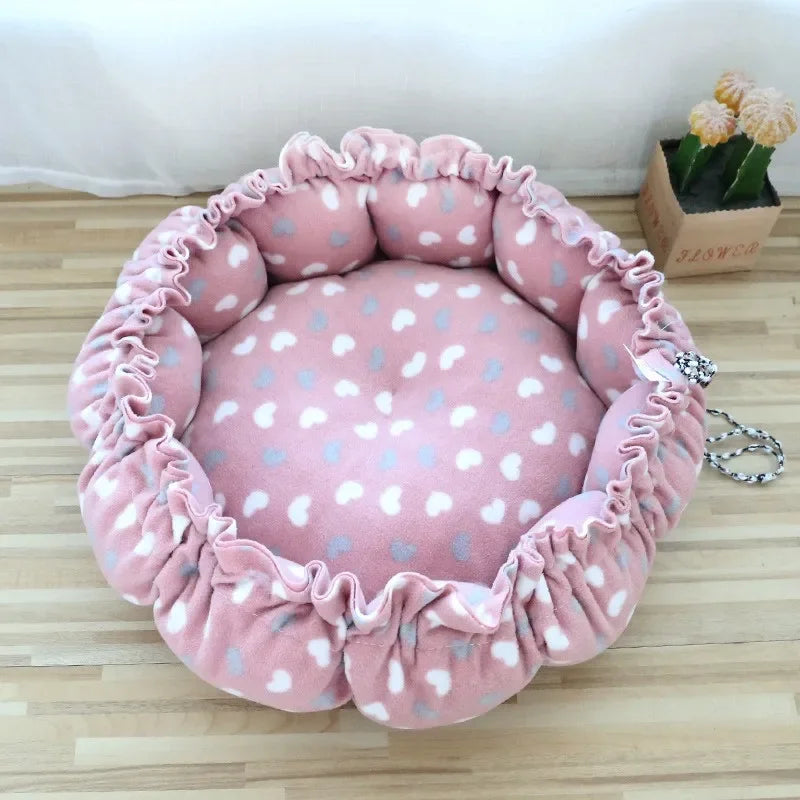 Panier Cordon Coulissant pour Chat | Coussin 2-en-1