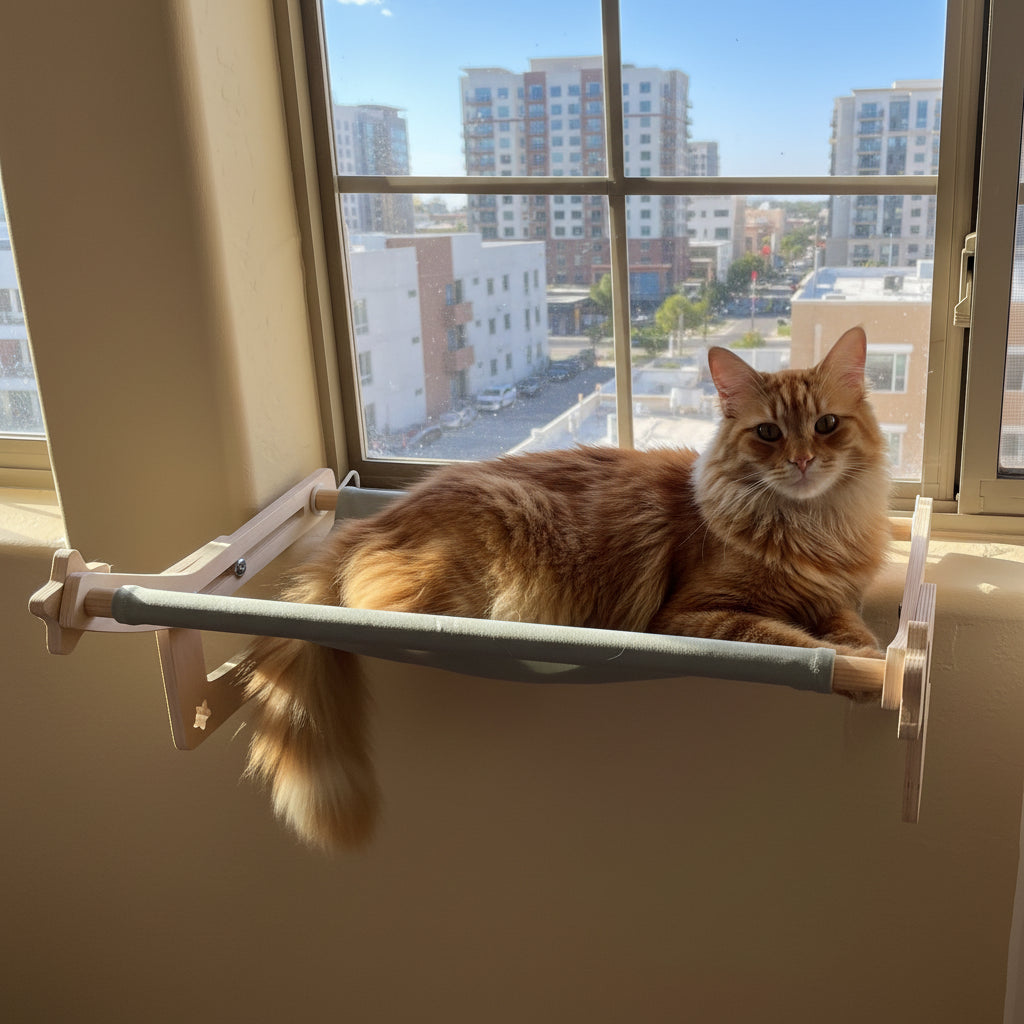 Hamac Fenêtre pour Chat | Perchoir Suspendu