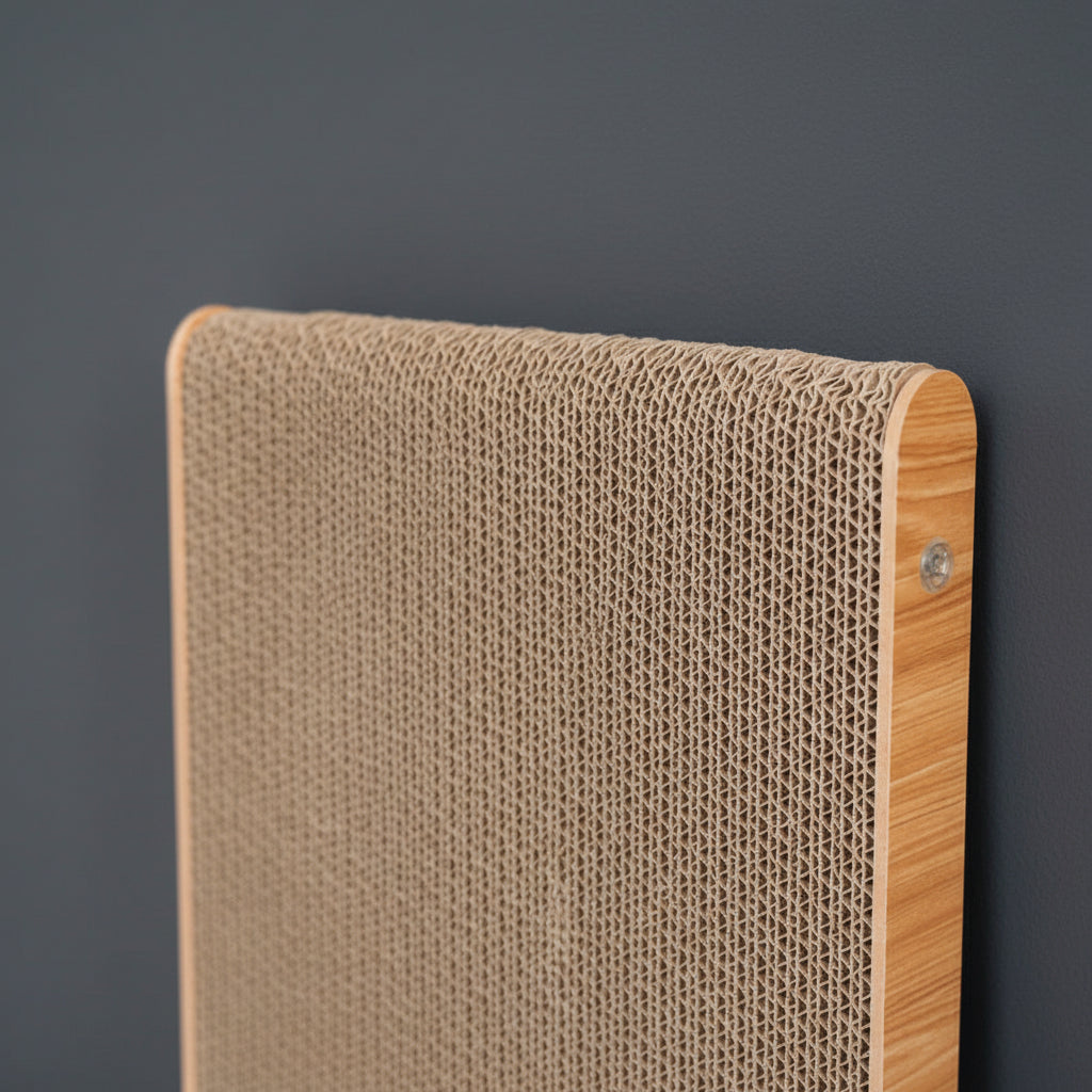 Griffoir pour chat vertical en bois – Double couche résistant