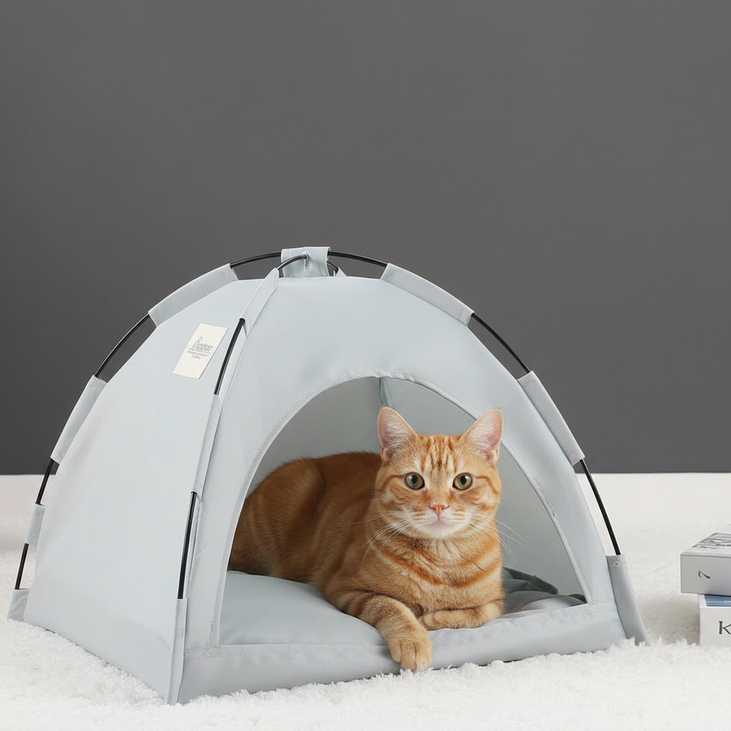 Tente-Lit Coquille pour Chat | Maison Cocon Respirante