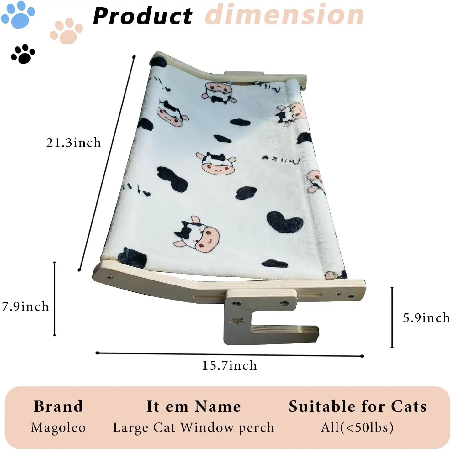 Hamac Fenêtre pour Chat | Perchoir Suspendu