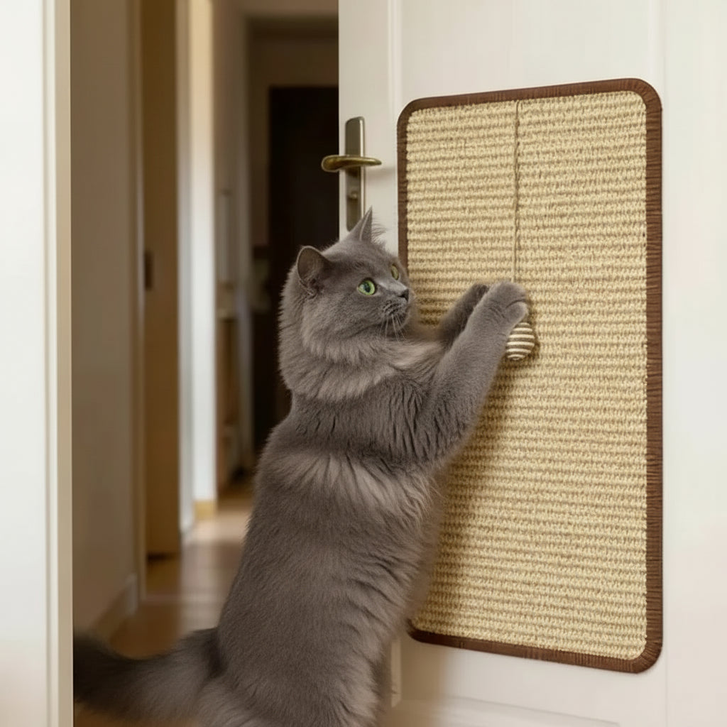 Griffoir pour chat sur pied en sisal – Protège canapé & meubles