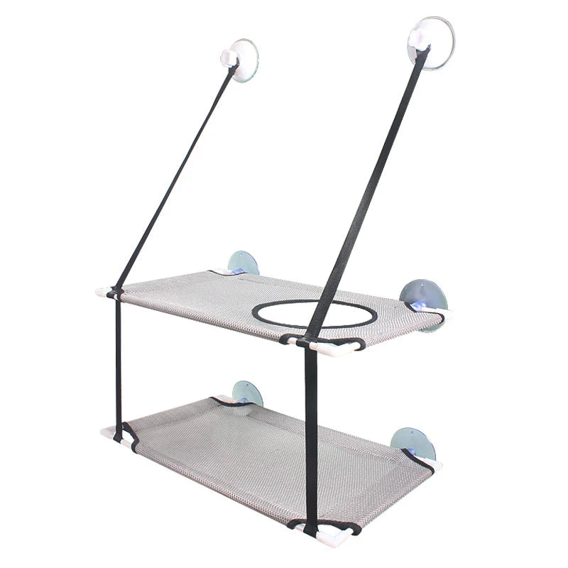 Hamac fenêtre pour chat à ventouses