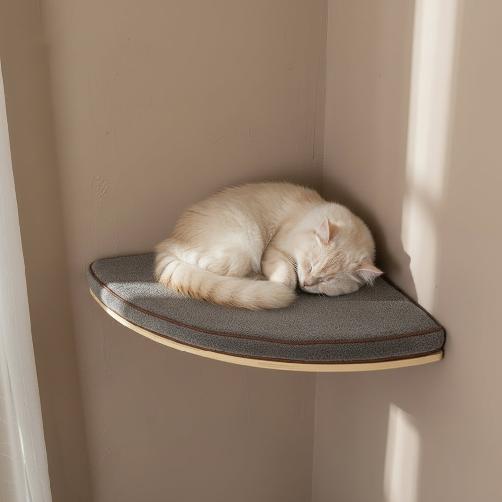 Arbre à chat mural en Bois -SMART STEP