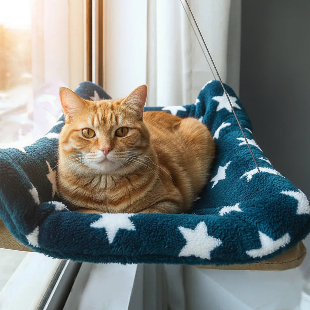 Hamac pour chat suspendu – Siège fenêtre confortable