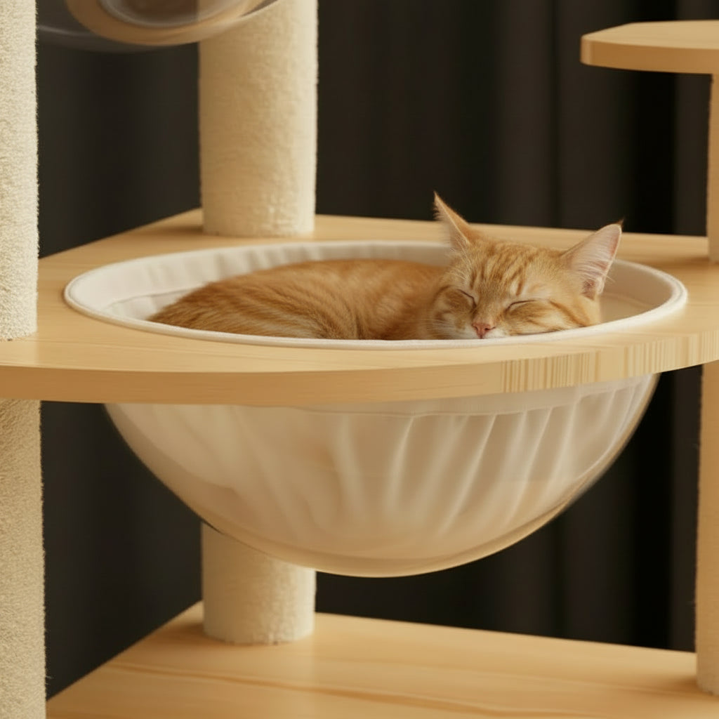 Arbre à Chat en bois -MODERN