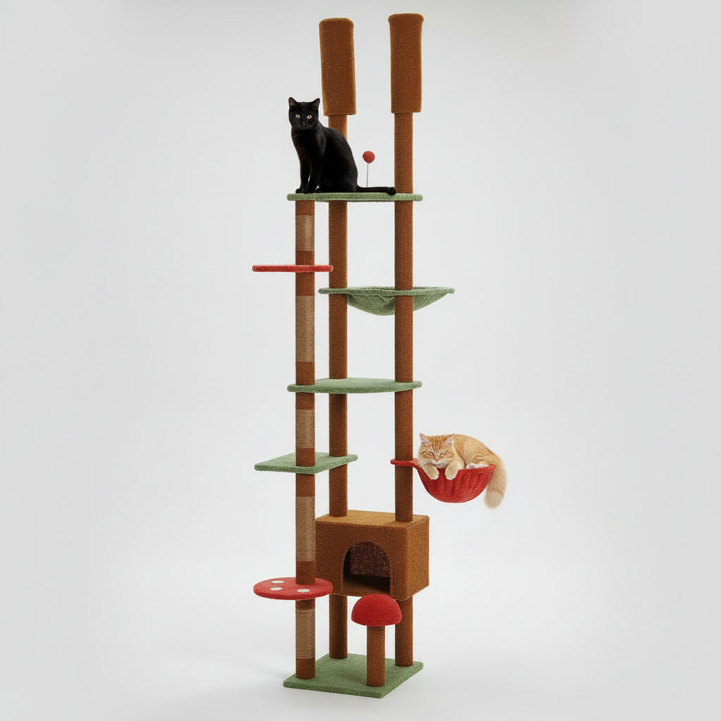 Arbre à Chat en bois -PALM TREE
