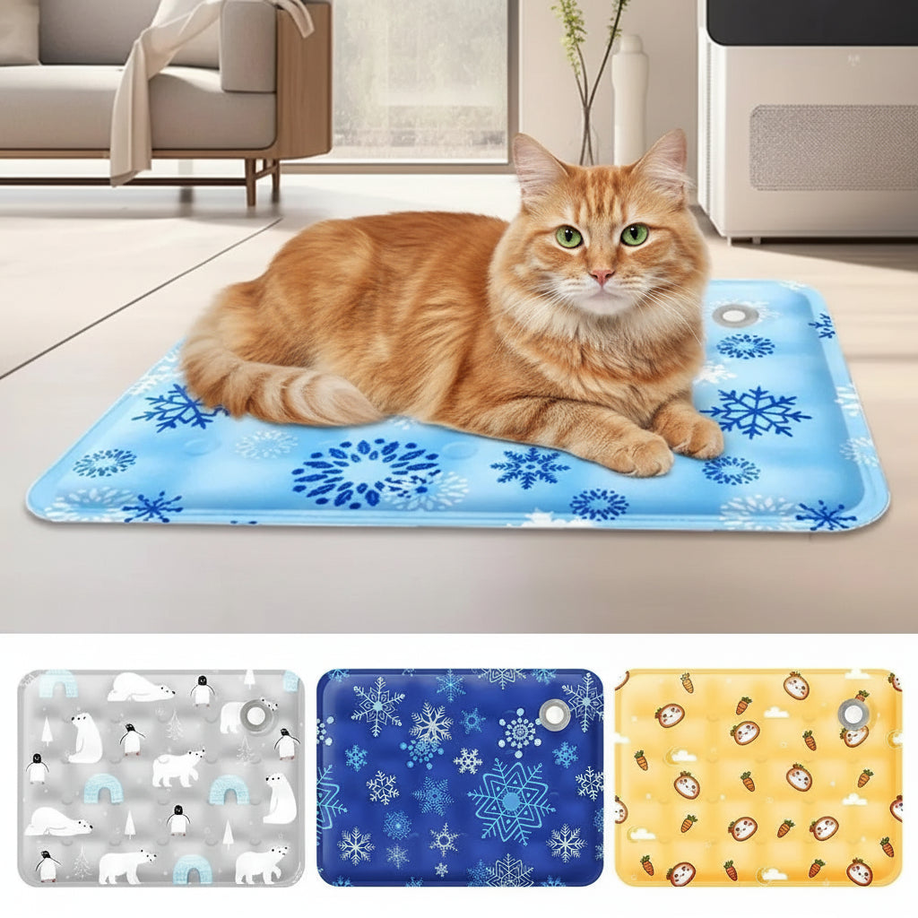 Tapis pour Chat Rafraîchissant – Coussin de Couchage Été