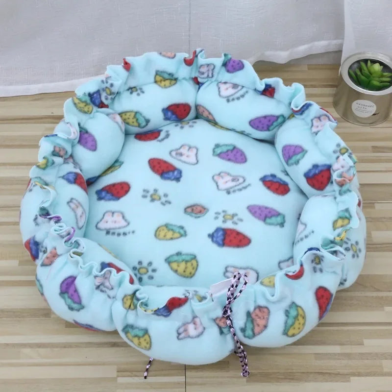 Panier Cordon Coulissant pour Chat | Coussin 2-en-1