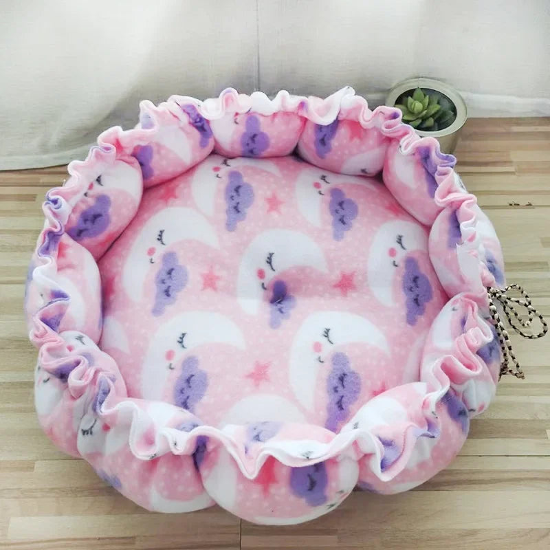 Panier Cordon Coulissant pour Chat | Coussin 2-en-1