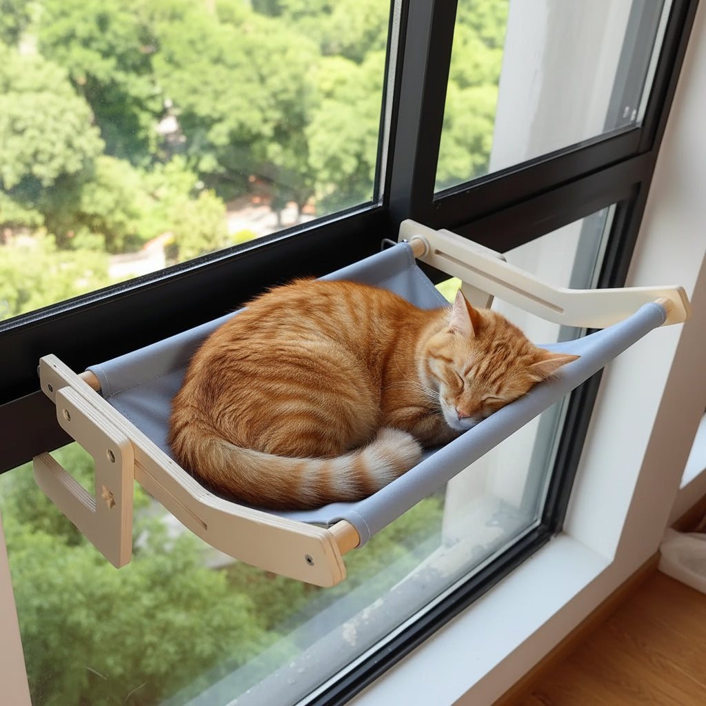 Hamac Fenêtre pour Chat | Perchoir Suspendu