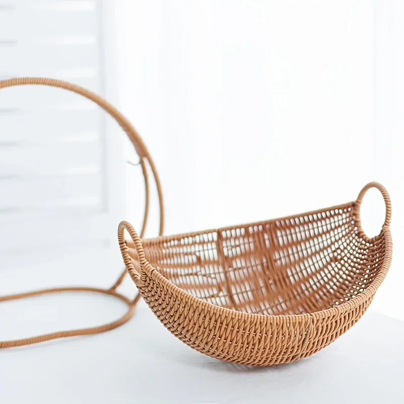 Hamac Panier Tressé pour Chat | Balancelle